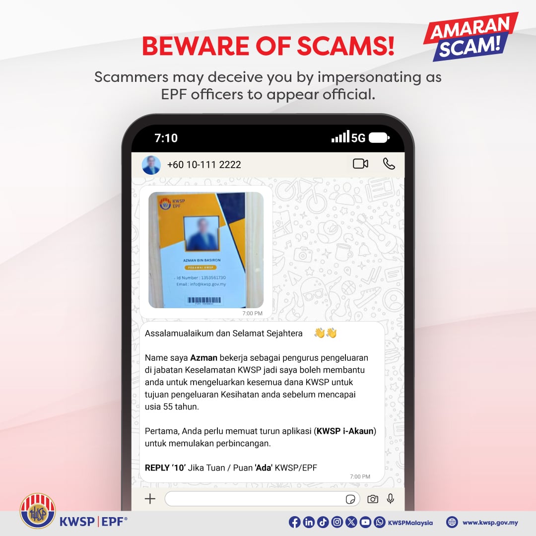 EPF Scam Alert
